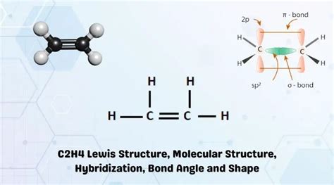 c2h4 electron pair geometry|C2H4 Geometry and Hybridization .